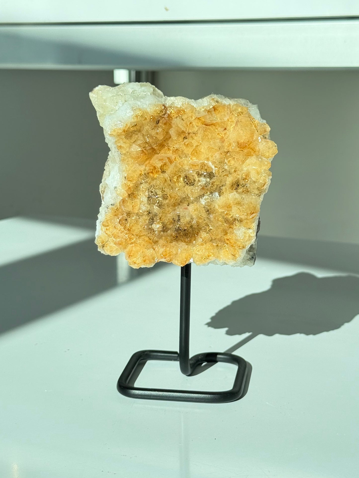 Citrine on Stand ( Heat Treated )