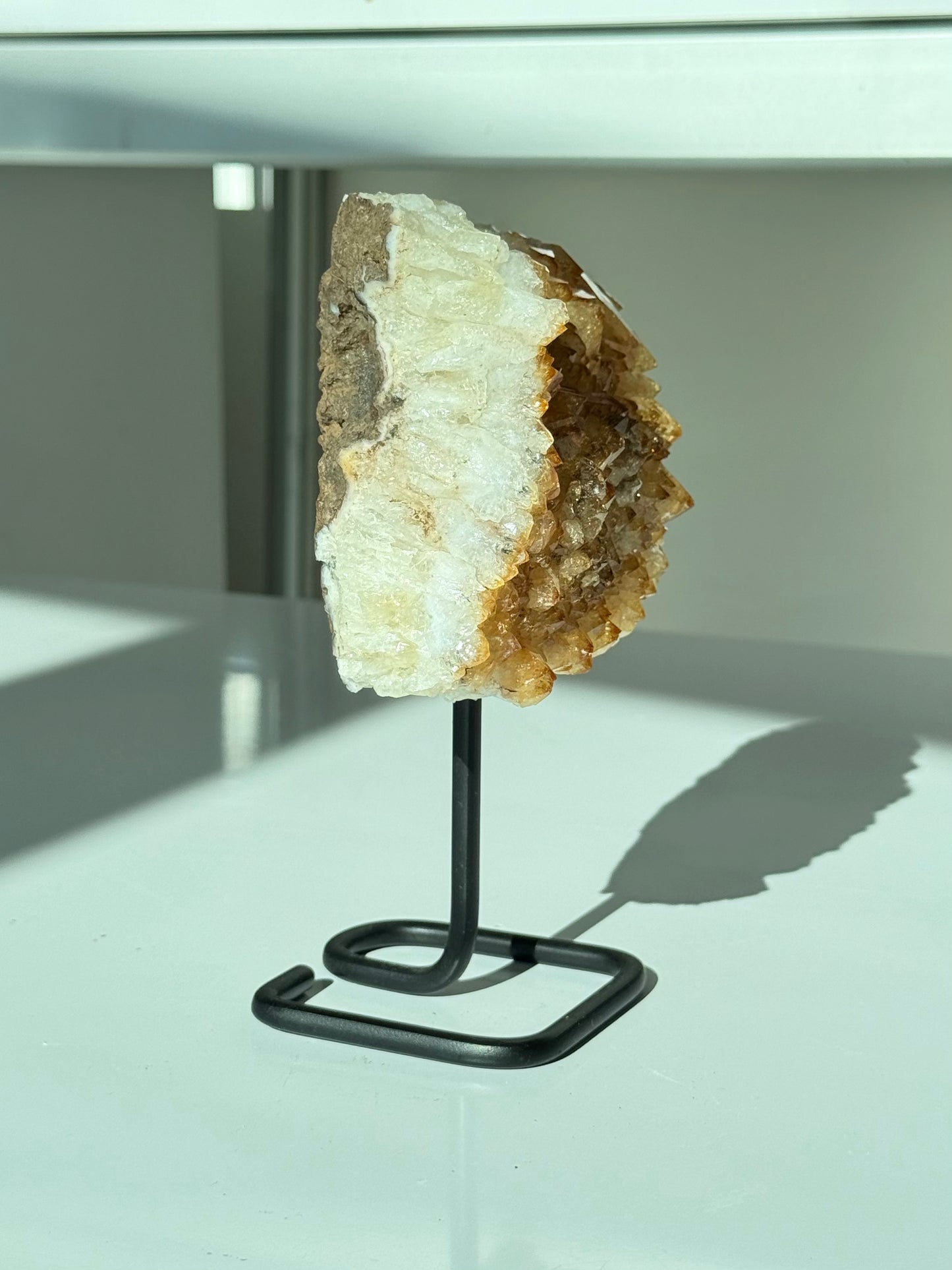 Citrine on Stand ( Heat Treated )