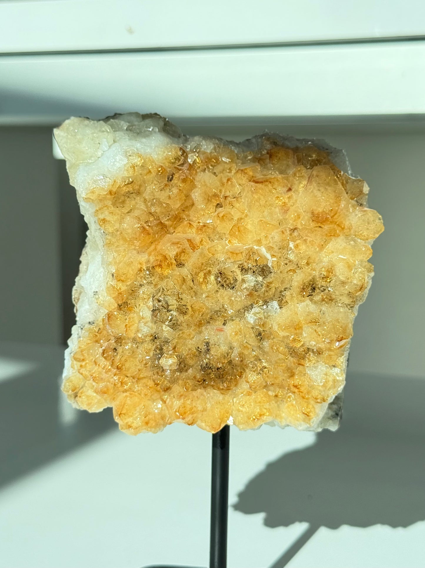 Citrine on Stand ( Heat Treated )