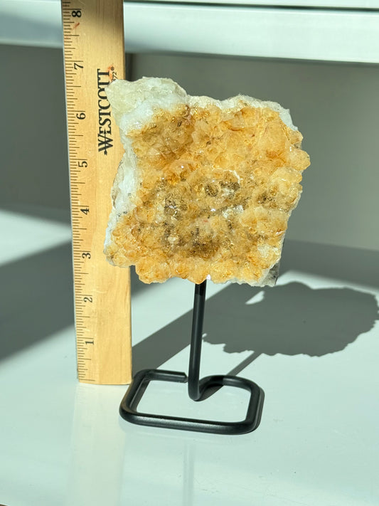 Citrine on Stand ( Heat Treated )