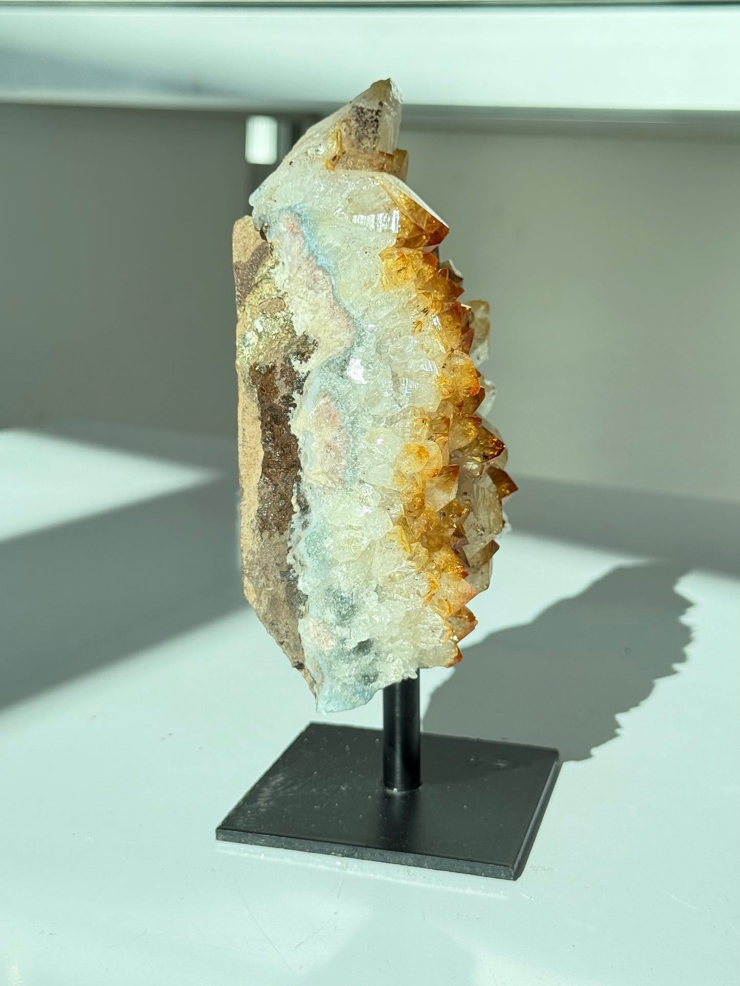 Citrine on Stand ( Heat Treated )