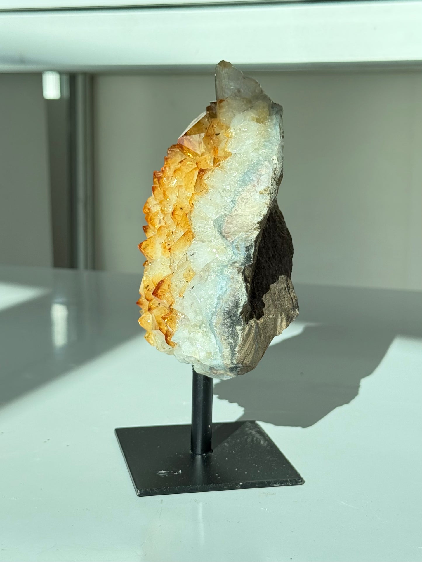 Citrine on Stand ( Heat Treated )