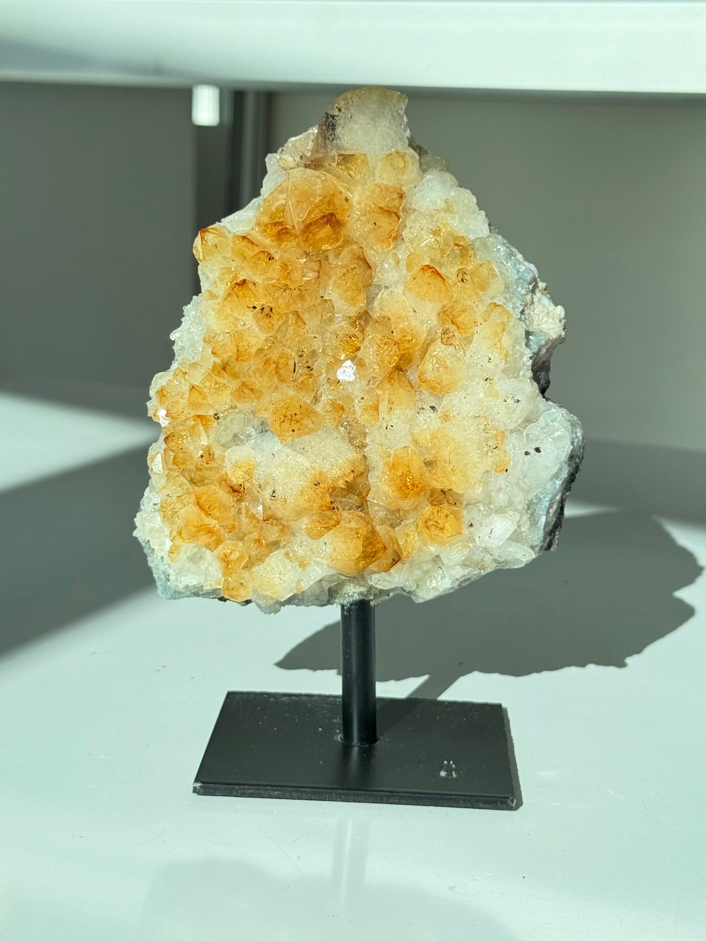 Citrine on Stand ( Heat Treated )