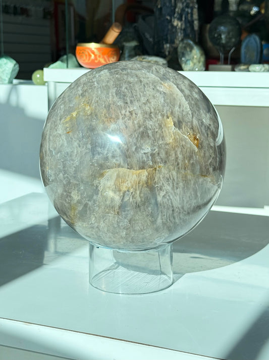 Rose Quartz with Dumortierite