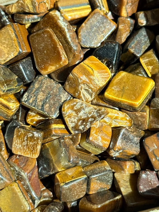 Yellow Tiger Eye Tumble