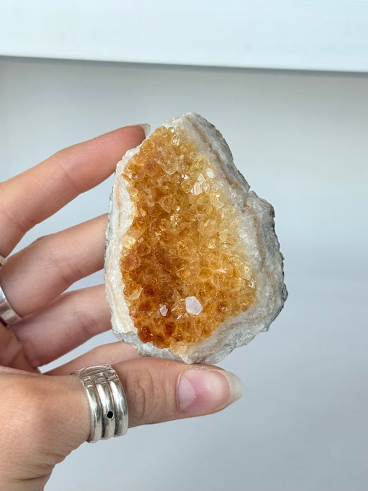Citrine Cluster ( Heat Treated )