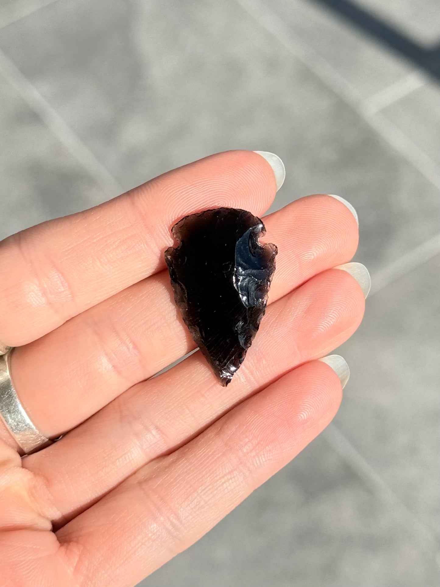 Obsidian Arrow Head ( Small )