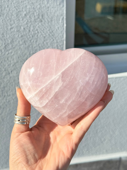 Rose Quartz Heart