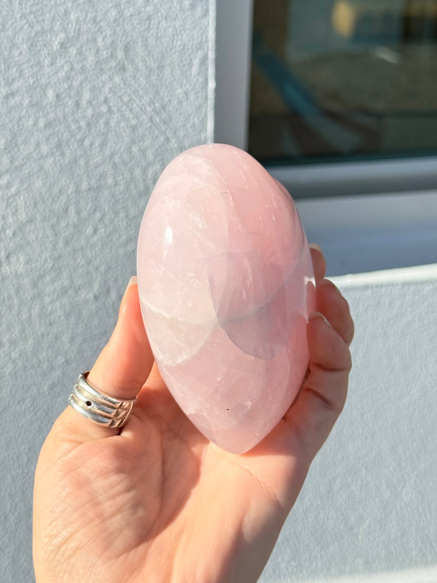 Rose Quartz Heart