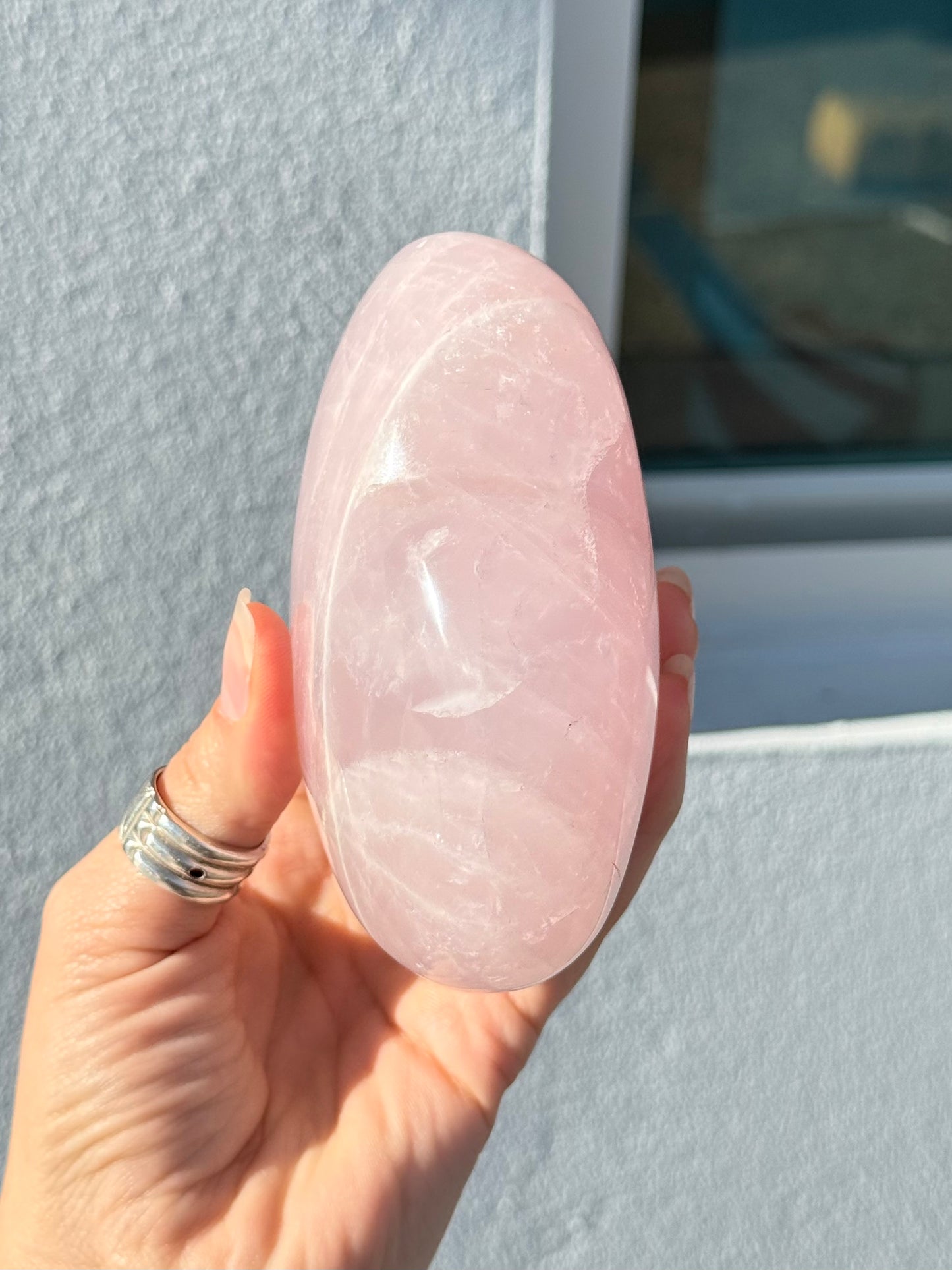 Rose Quartz Heart
