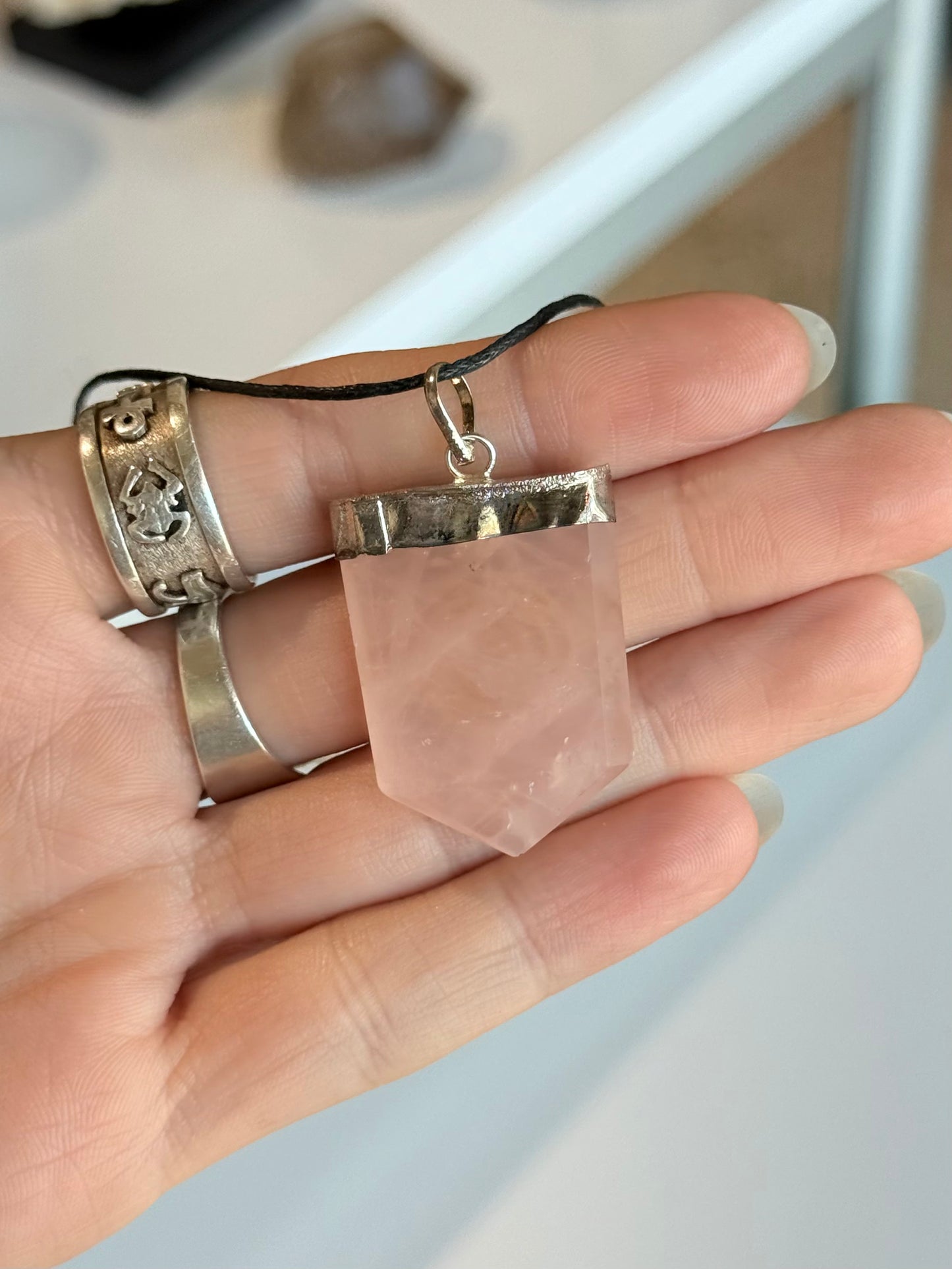 Rose Quartz x Energy Spiral