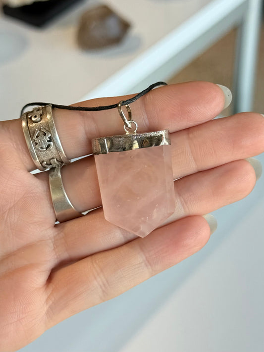 Rose Quartz x Energy Spiral