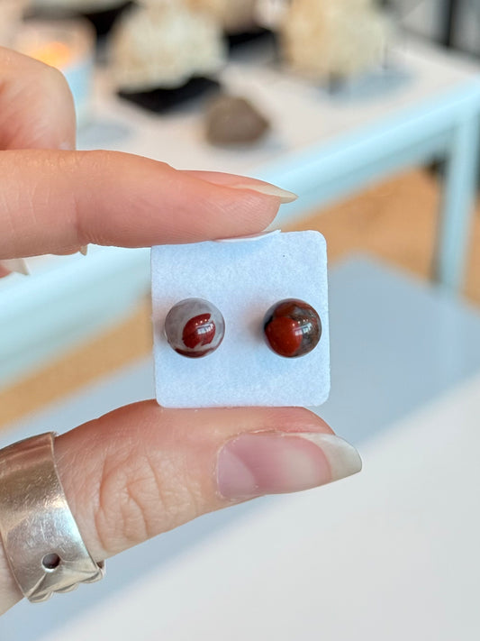 Red Jasper Earrings