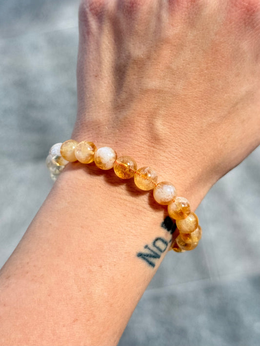 Pulsera de Citrino Natural | Natural Citrine Bracelet