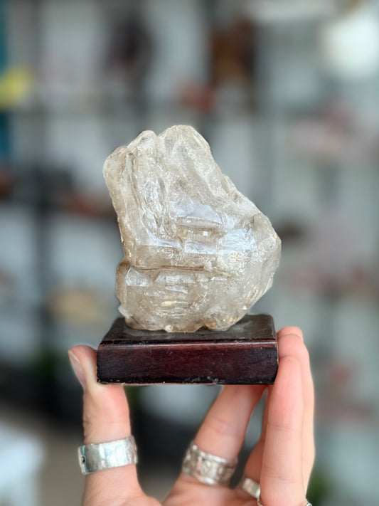 Elestial Quartz with Mica ( Brazil ) With Base