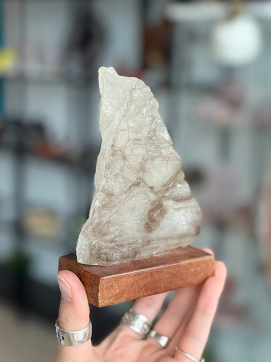 Elestial Quartz with Mica ( Brazil ) With Base