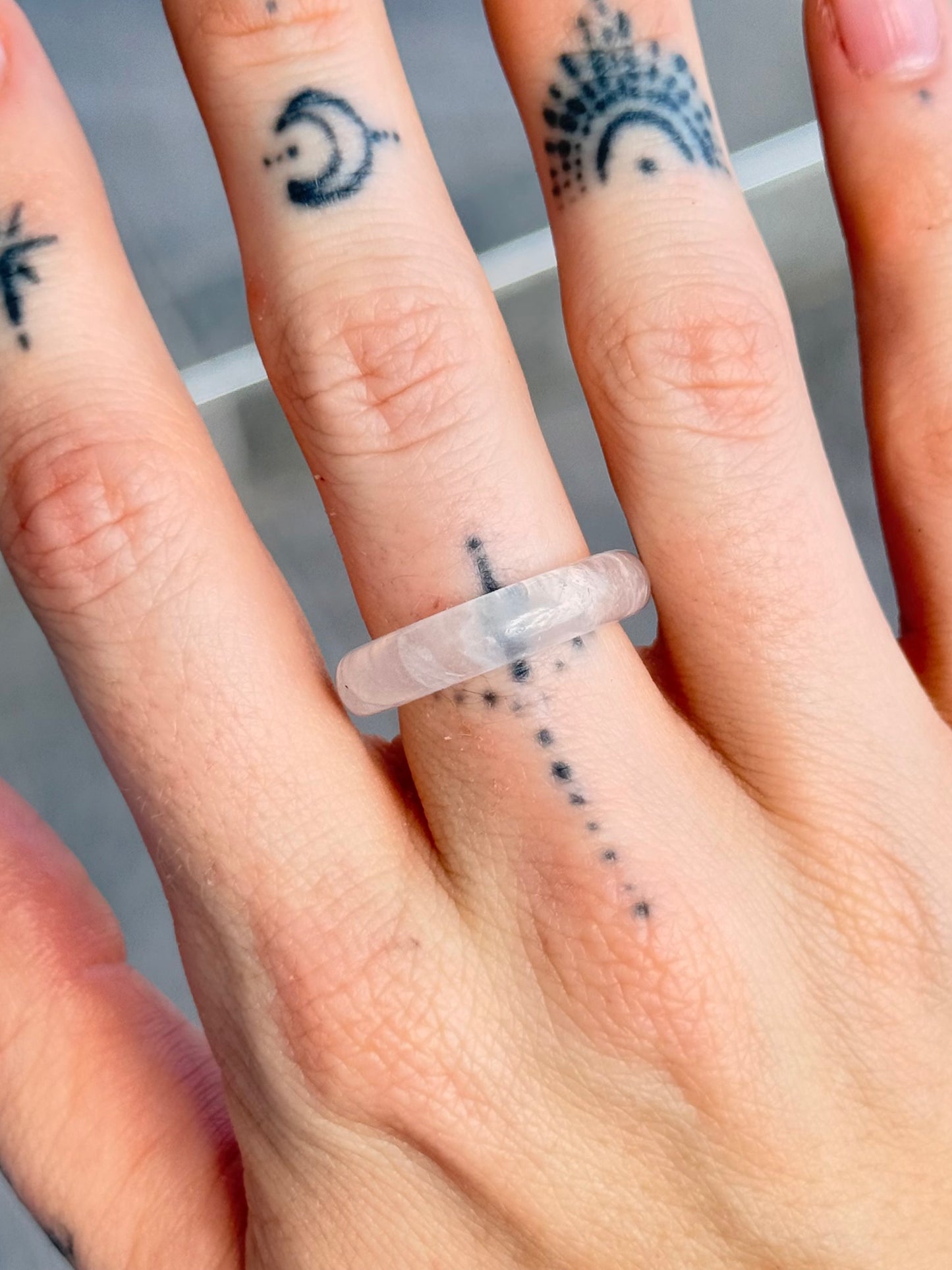 Sortija de Cuarzo Cristal  | Clear Quartz Ring
