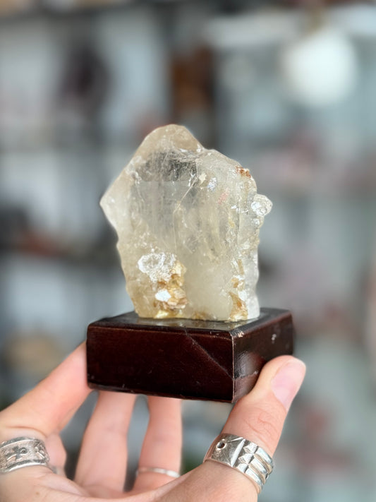 Elestial Quartz with Mica ( Brazil ) With Base