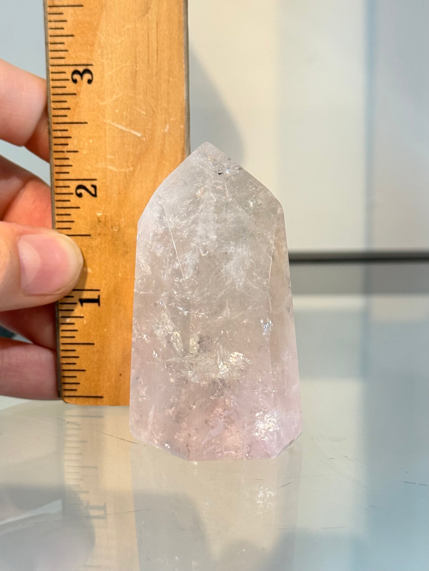 Punta de Prasiolita | Prasiolite Point