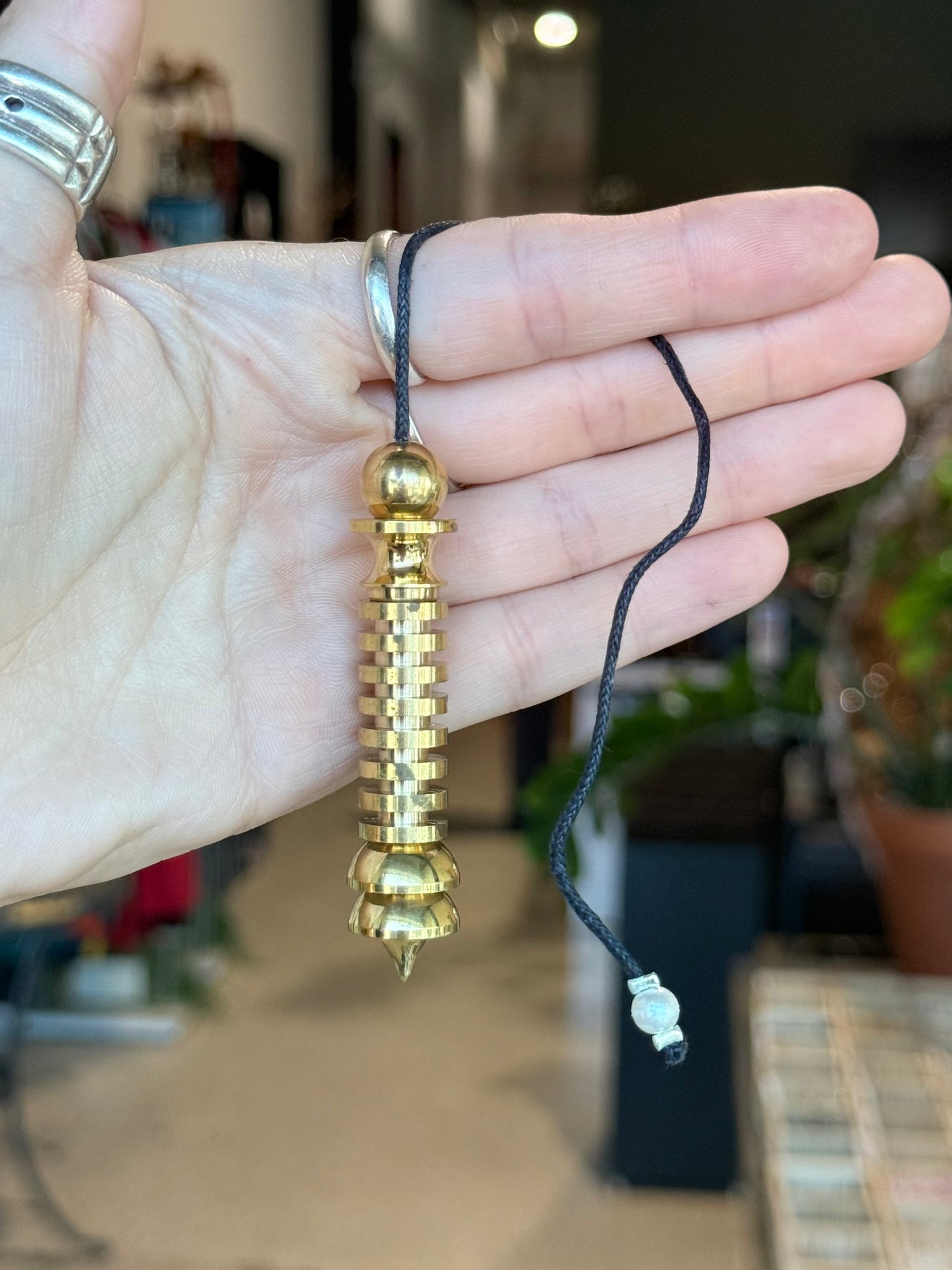 Péndulo de Latón Dorado | Golden Brass Pendulum