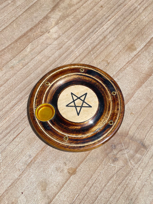 Pentagram Incense Holder & Cones