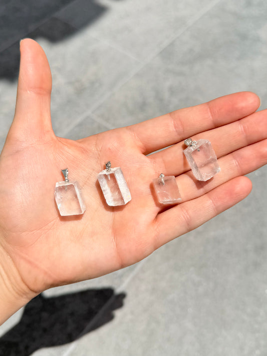 Optical Calcite Pendant ( Mexico )