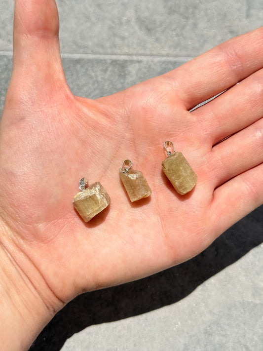 Mint Green Tourmaline Pendant ( Brazil )