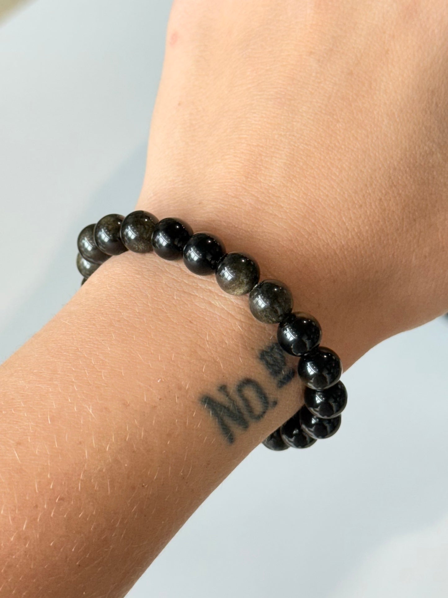 Golden Sheen Obsidian - 8mm Bracelet
