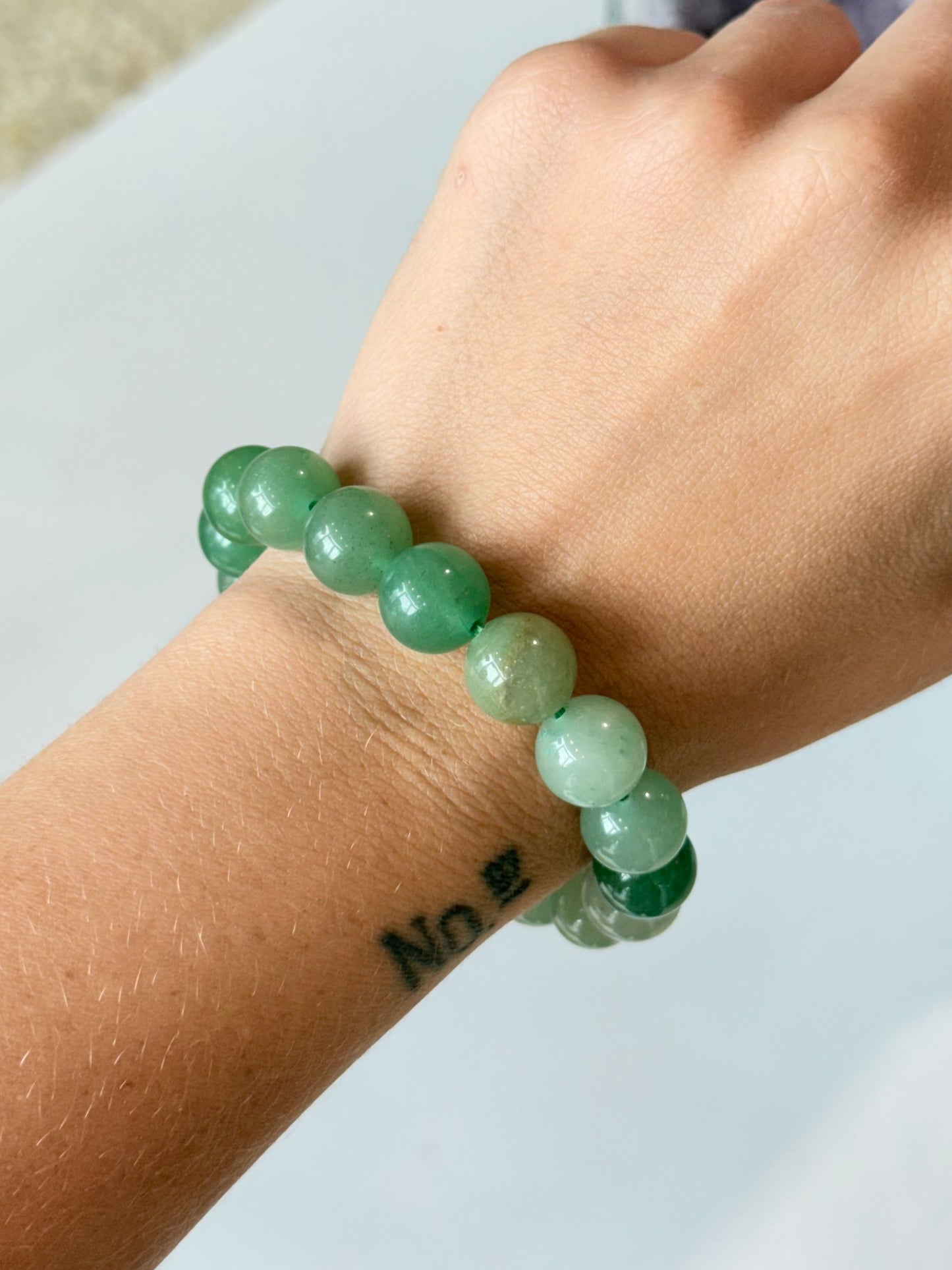 Green Aventurine - 11mm Bracelet ( Genuine )