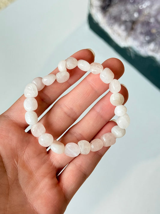 Rose Quartz Freeform Bracelet
