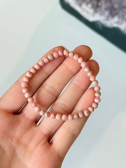 Rhodochrosite - 4.5mm Bracelet