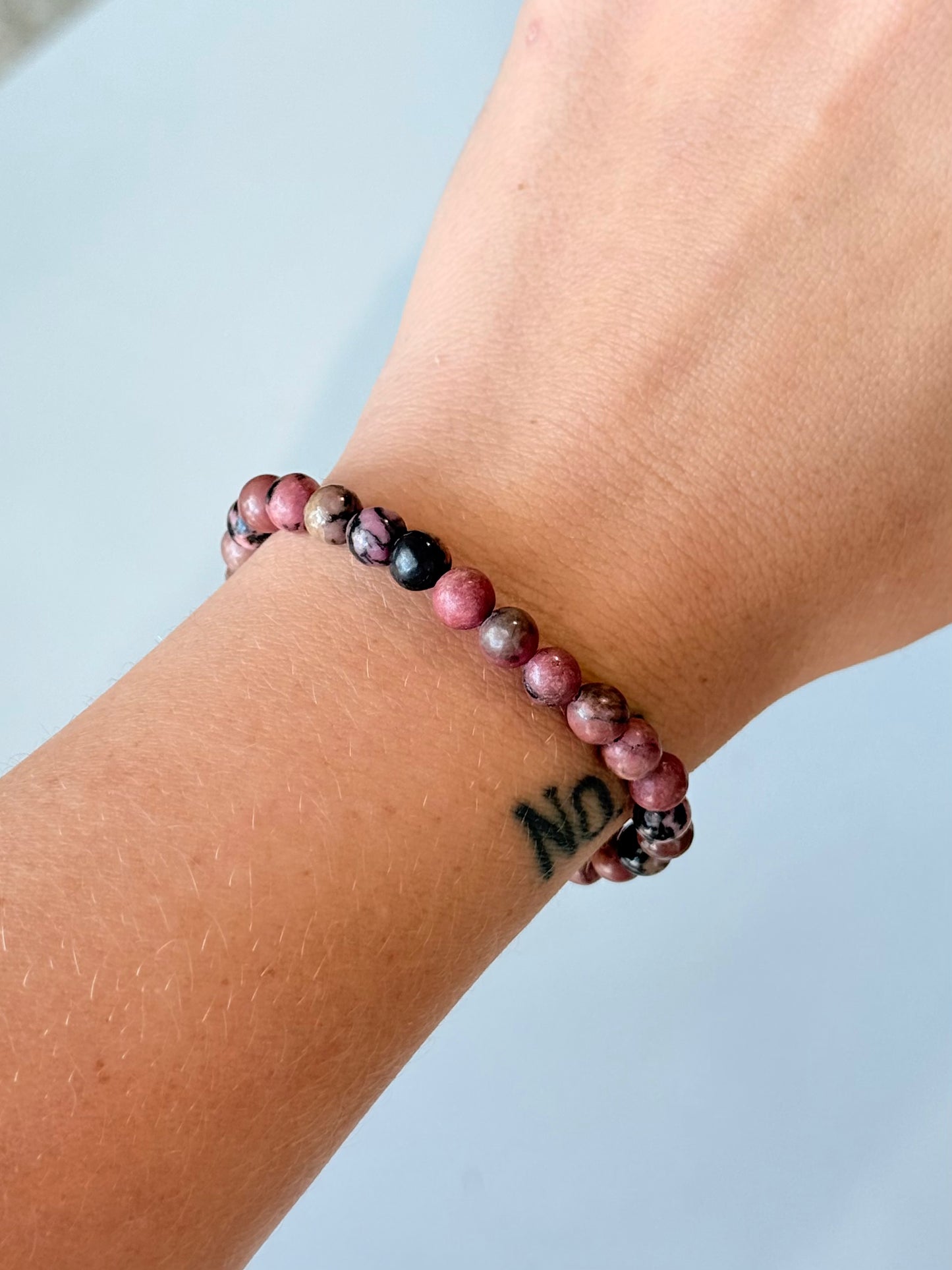 Rhodonite - 6mm Bracelet