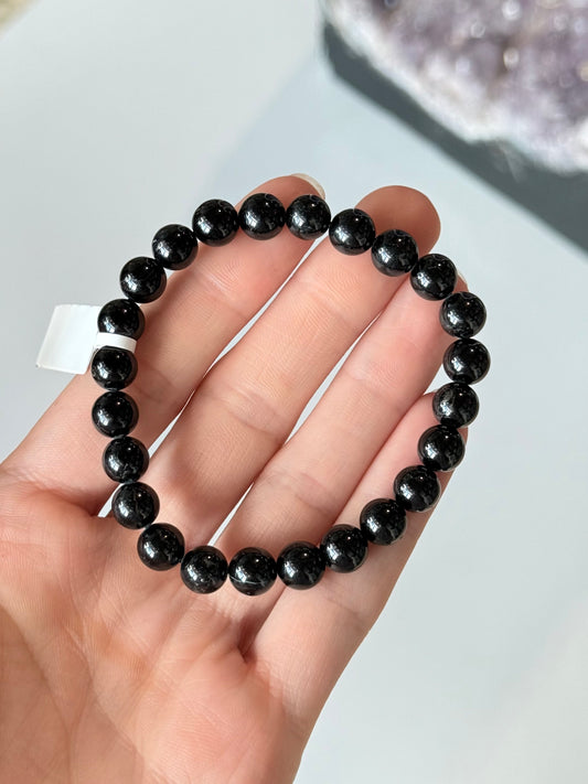 Black Tourmaline - 8mm Bracelet