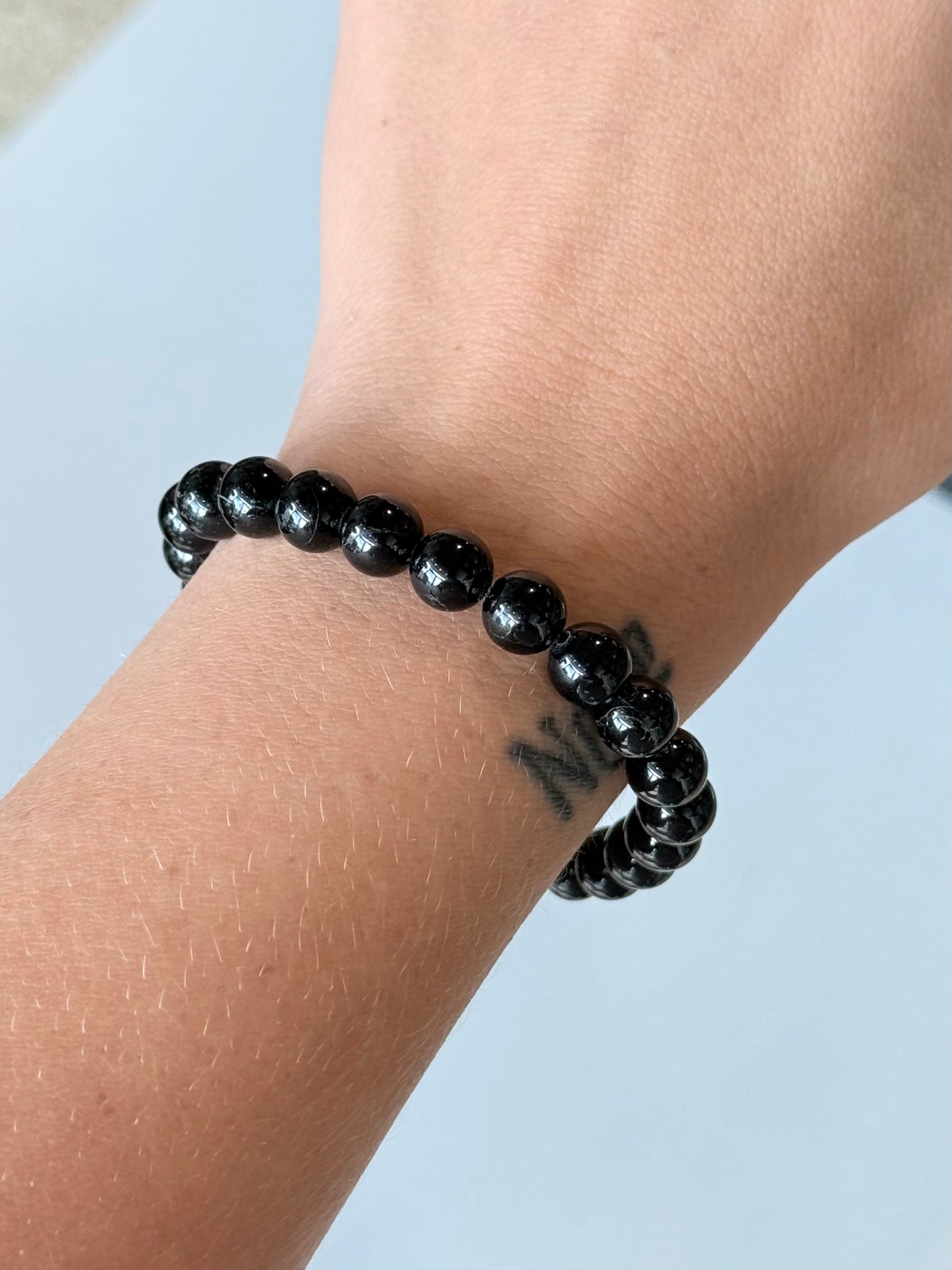 Black Tourmaline - 8mm Bracelet