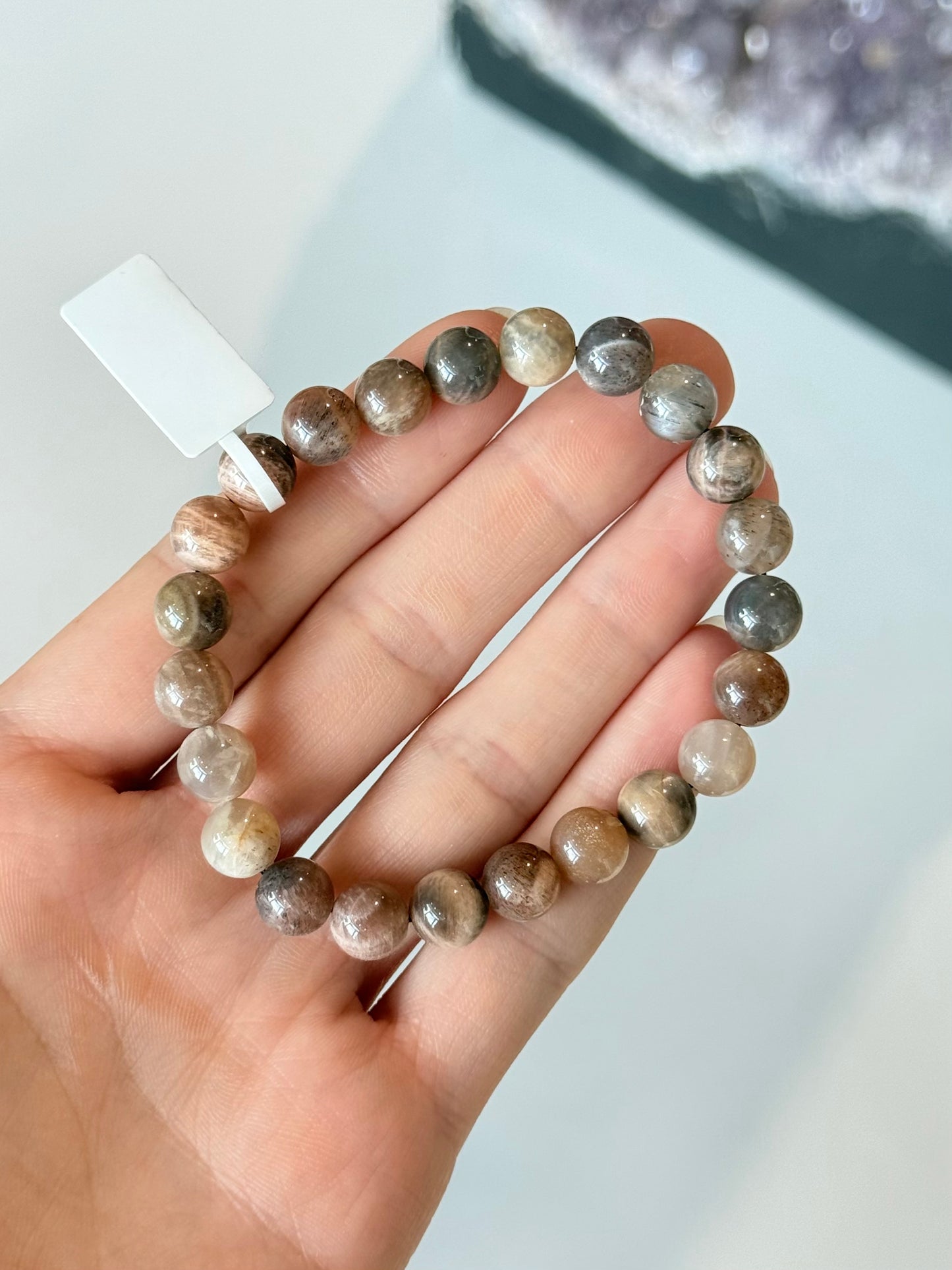Day and Night Moonstone Bracelet