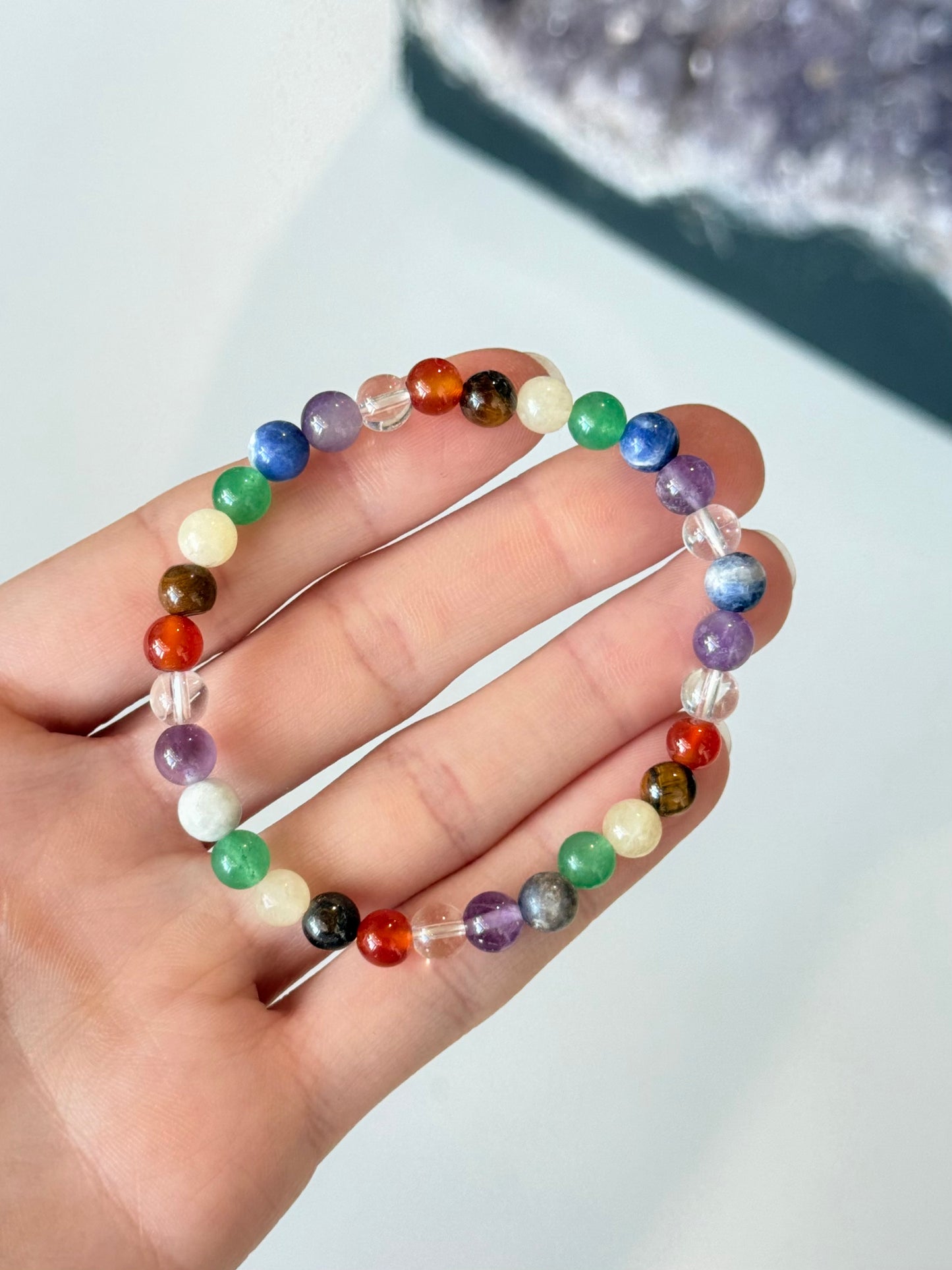 Multi Stone - 6mm Bracelet