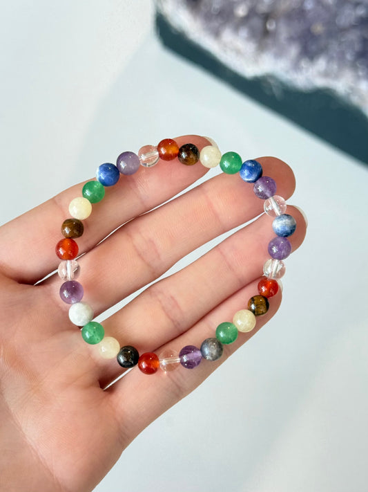 Multi Stone - 6mm Bracelet
