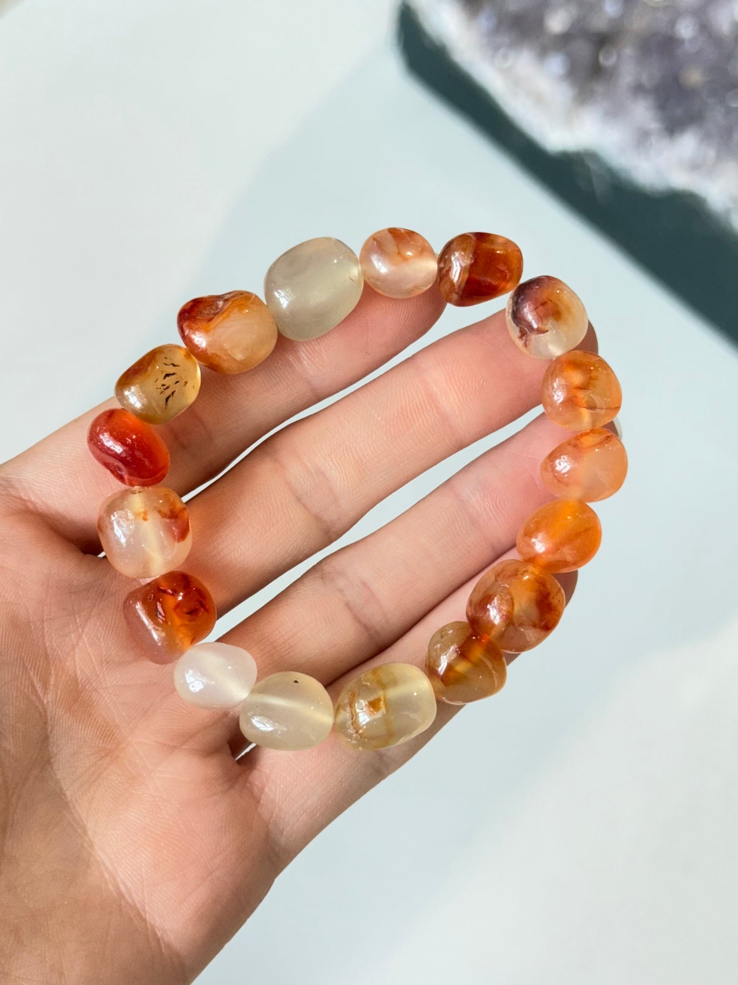 Carnelian Freeform Bracelet