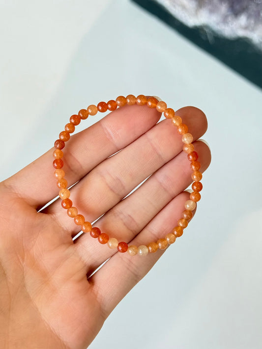 Honey Calcite 4mm Bracelet