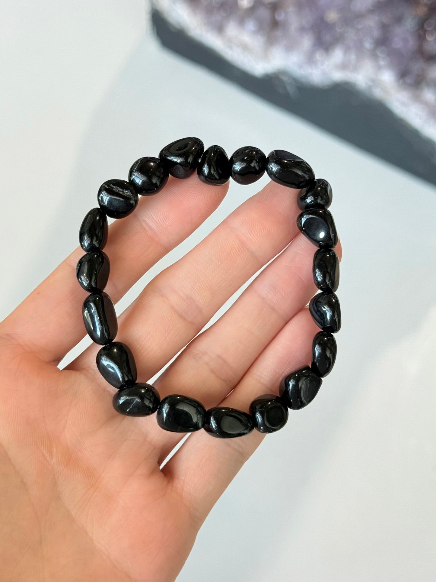 Obsidian Freeform Bracelet