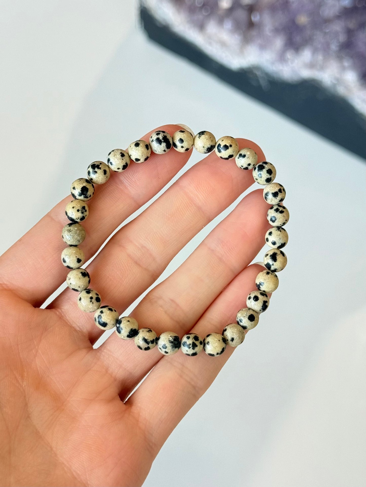 Dalmation Jasper - 6mm Bracelet