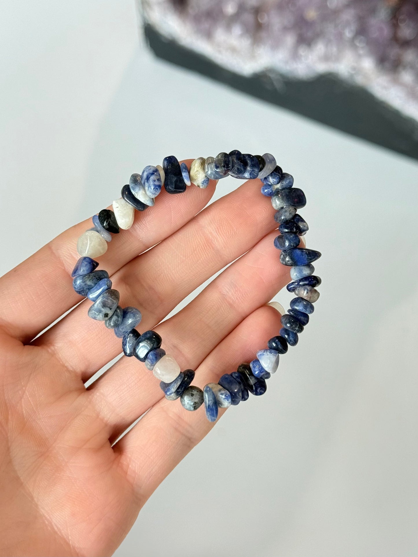 Sodalite Chip Bracelet