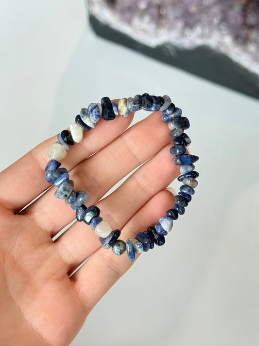 Sodalite Chip Bracelet