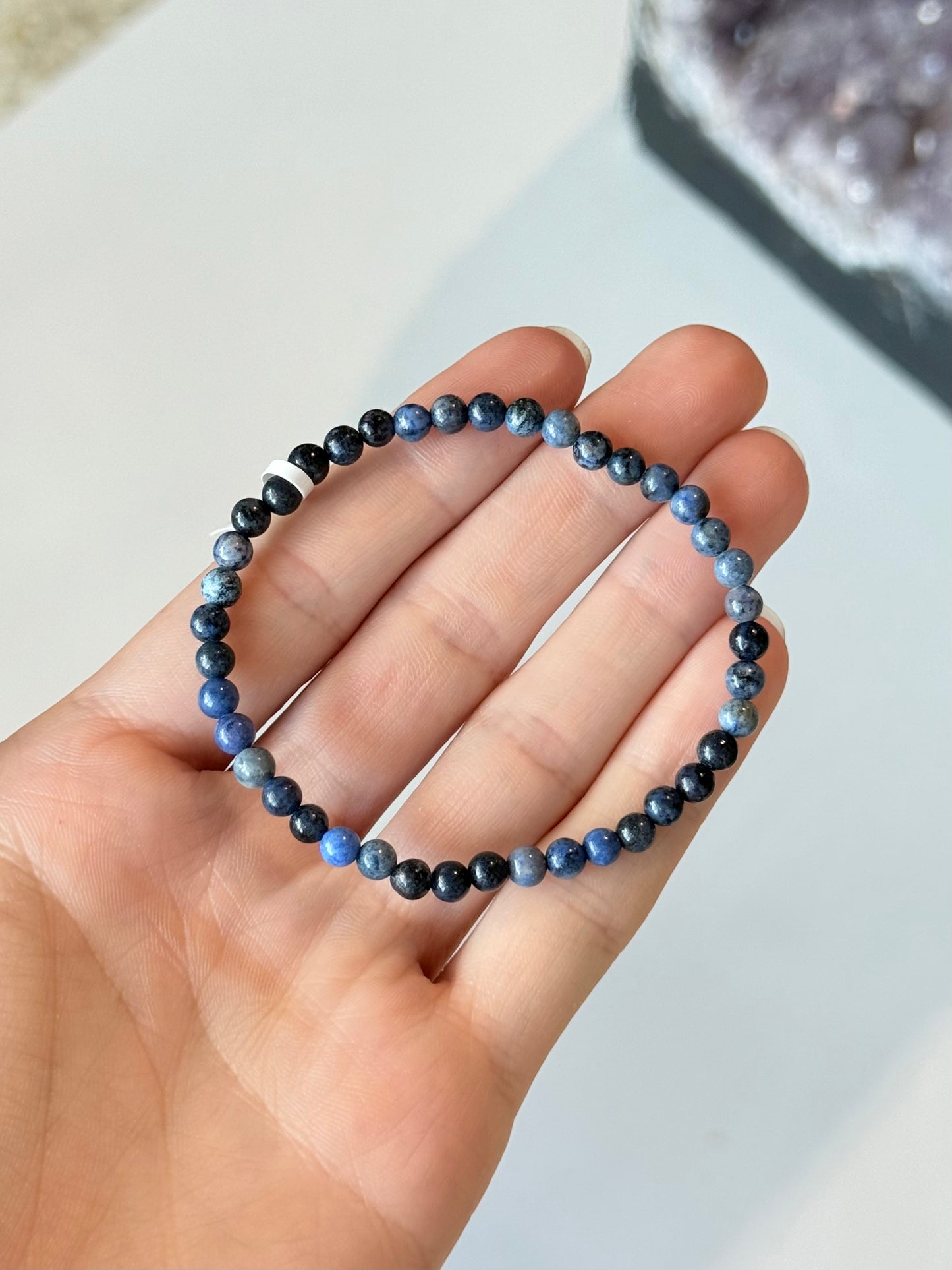 Dumortierite - 4mm Bracelet