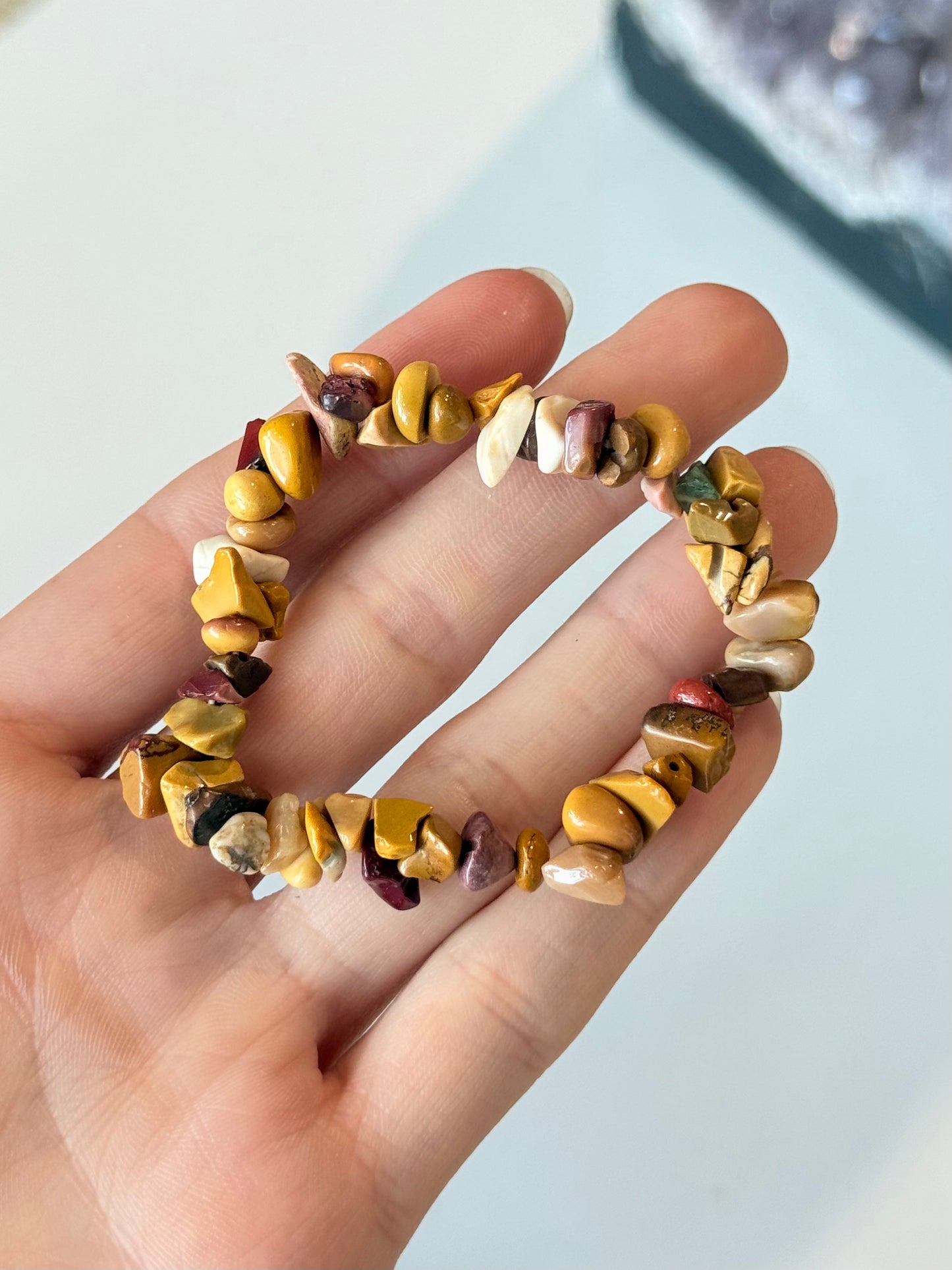 Mook Jasper Chip Bracelet