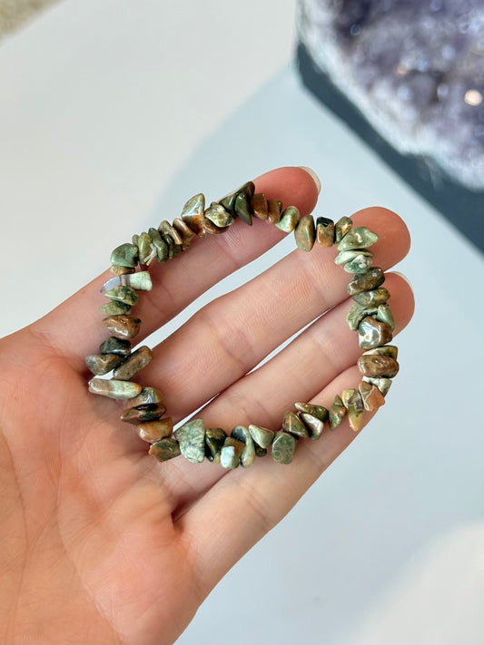 Rhyolite Chip Bracelet