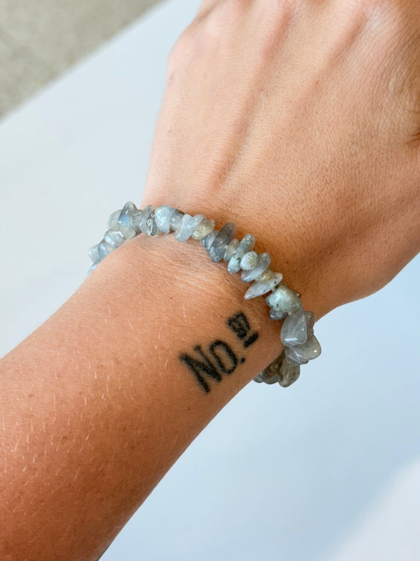 Labradorite Chip Bracelet