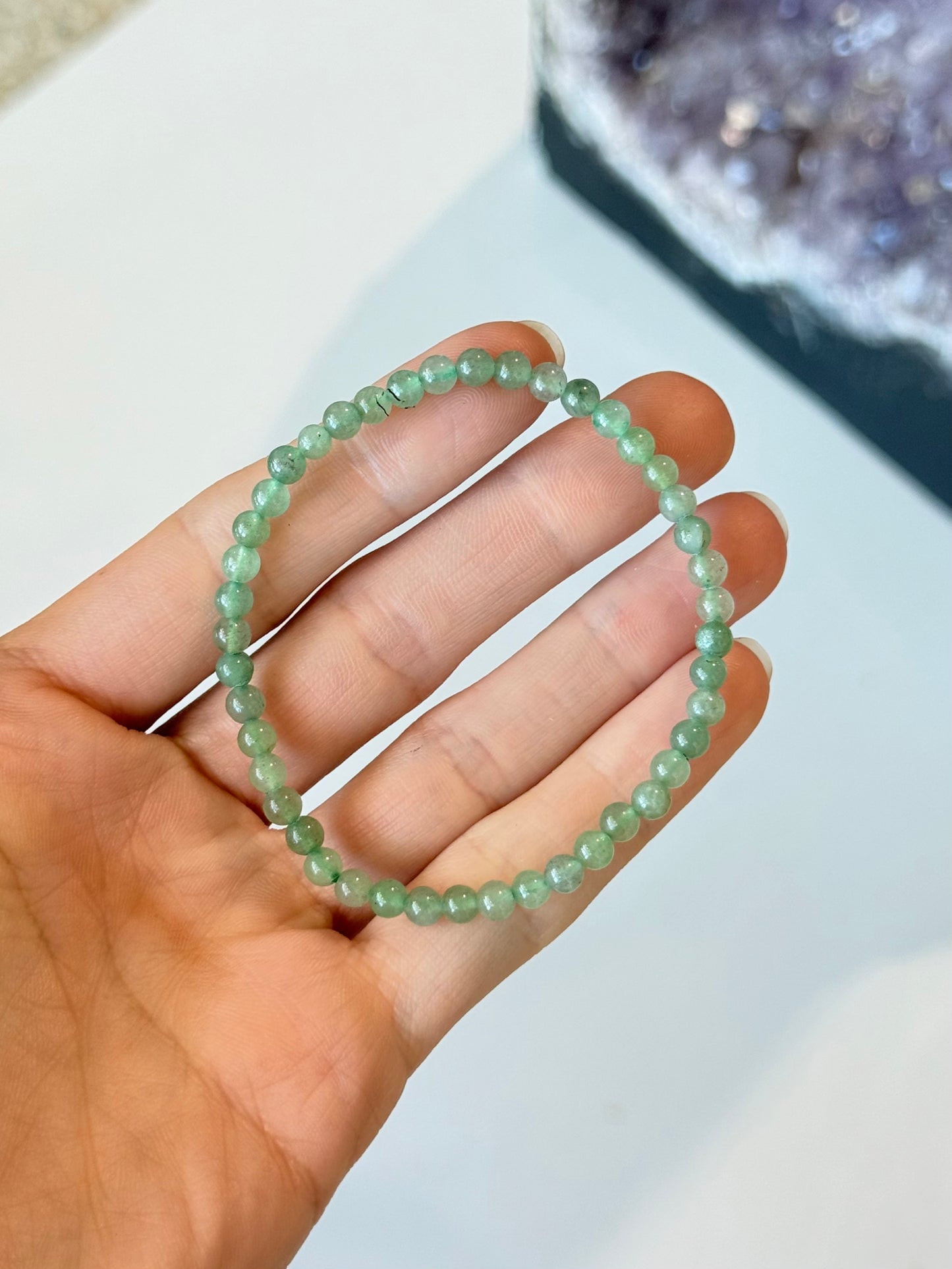 Green Aventurine - 4mm Bracelet