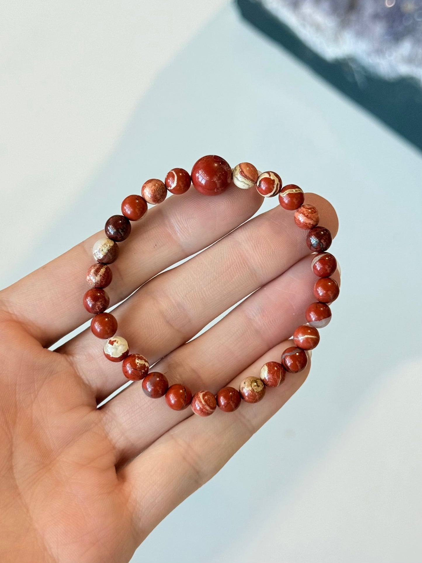 Red Japser - 6mm Bracelet