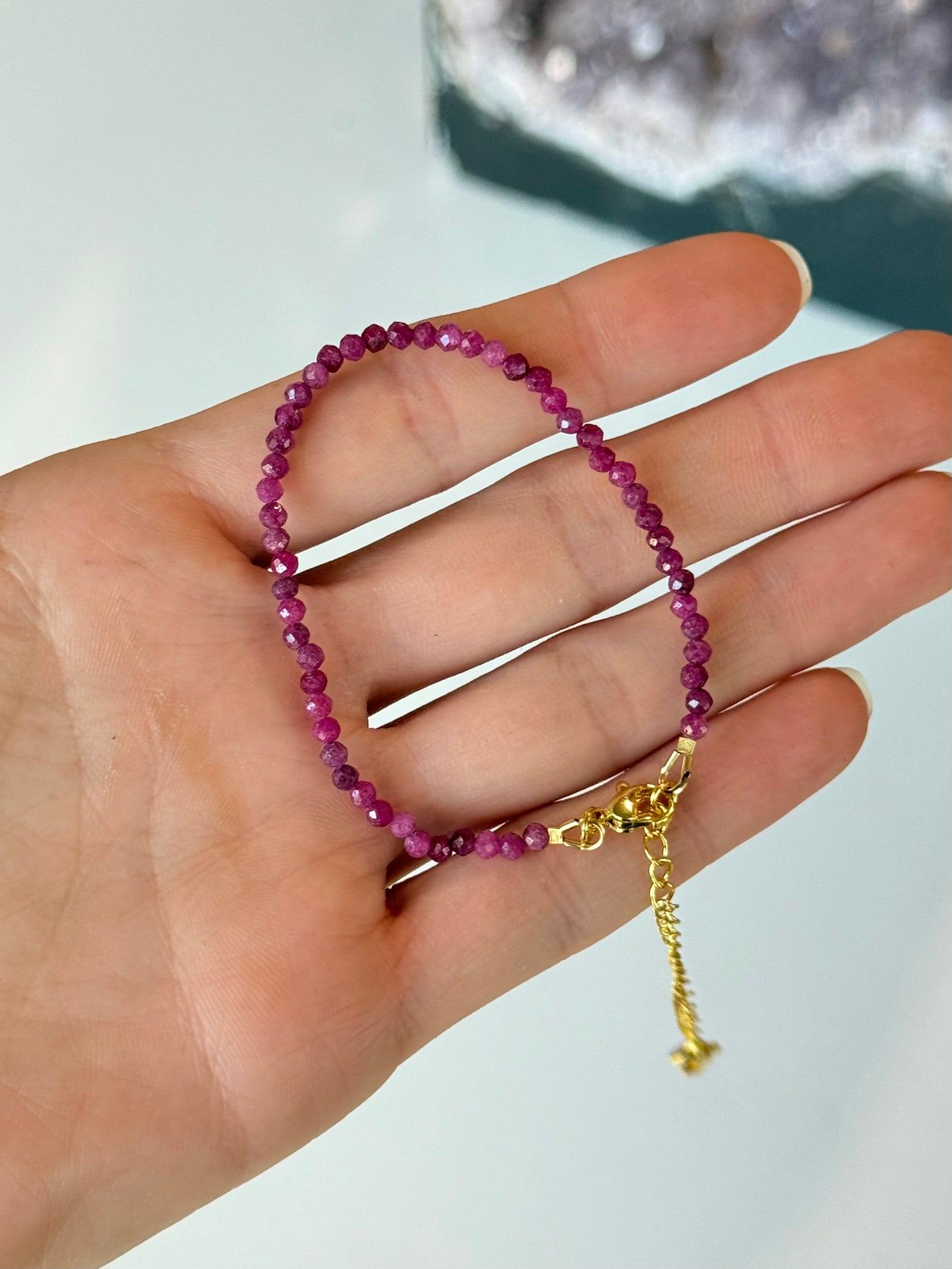 Ruby - 4mm Bracelet